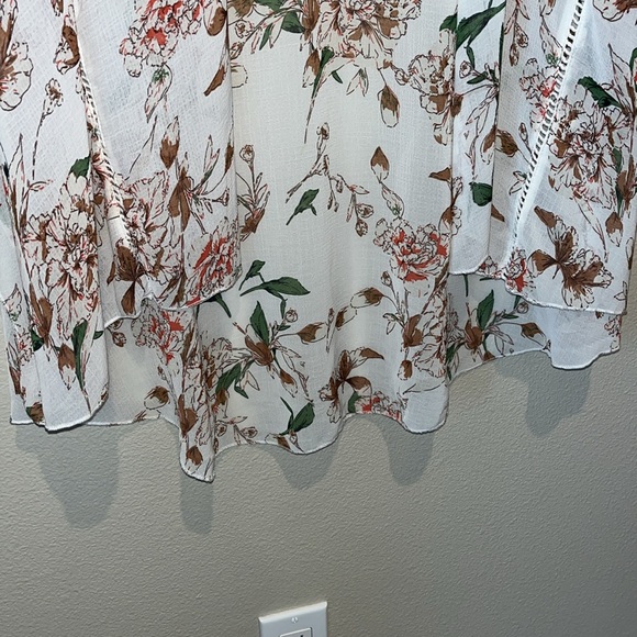 EMERY PARK SHORT SLEEVE KIMONO SIZE MEDIUM FLORAL PRINT - Picture 4 of 4